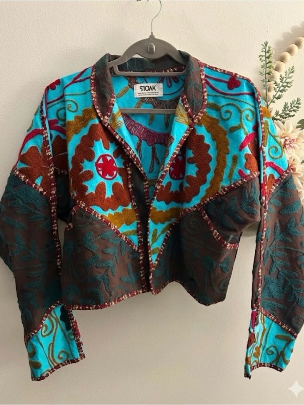 NWOT Short Suzani Jacket